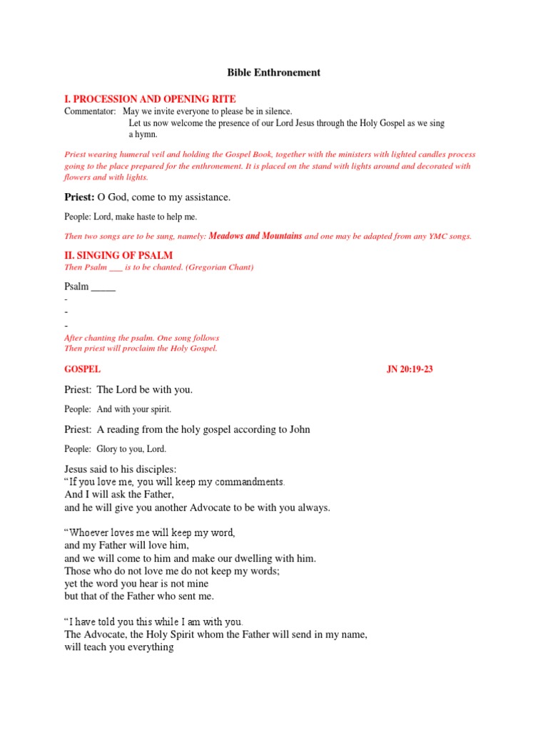 Liturgy intelligence overview