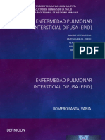 Enfermedad Pulmonar Intersticial Difusa (Epid) 