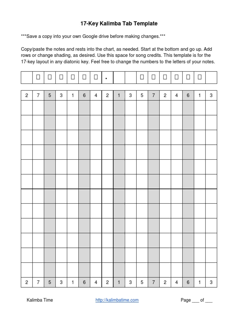 17-key-kalimba-tab-template-pdf