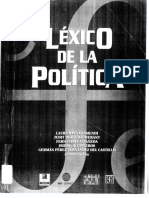 Baca Olamendi, Laura Et. Al. (Comps.) - Léxico de La Política (Fragmentos) - FLACSO-CONACYT-Fundación Heinrich Boll-FCE. México. 2000