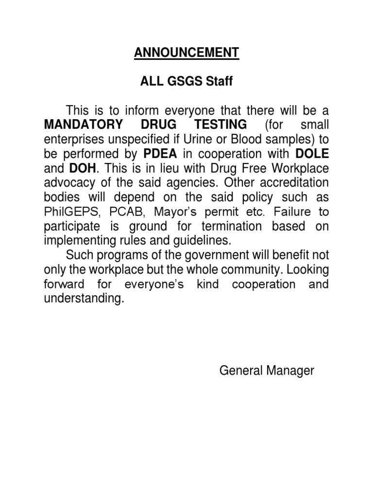 Announcement All Gsgs Staff PDF