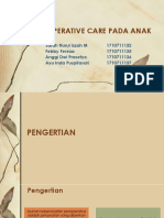 Perioperative Care Pada Anak