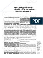 Clinical Pathways--An Evaluation of Its Impact on the Quality of Care in an Acute Care General Hospital in Singapore STEMI.