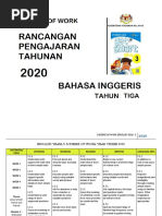 SOW ENGLISH YEAR 3 2020 by RozayusAcademy