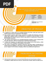 Design and Control of Micro Grid Fed by Renewable Energy Generating Sources