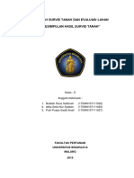 Makalah Survei Tanah Dan Evaluasi Lahan