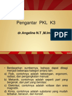 Pengantar PKL K3: DR - Angeline N.T, M.Imun