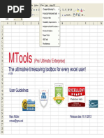 MTools v1.09 For Excel 2007-2013 PDF