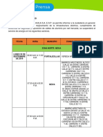 Semana 40 Boletin Emergencia de Prensa