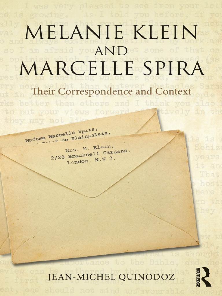 Melanie Klein and Marcelle Spira Their Correspondence and Context PDF