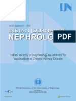 Indian Society of Nephrology Guidelines For Vaccination of Chronic Kidney Disease