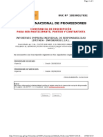 Registro Nacional de Proveedores: Constancia de Inscripción para Ser Participante, Postor Y Contratista