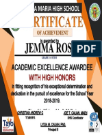 Santa Maria High School: Jemma Rose