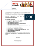 Carta de Presentacion