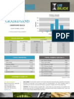 Graded Silica Sand Product Data Sheet