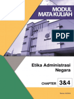 Modul Etika Administrasi Negara Chapter 3&4