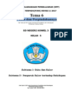 SD Negeri Kowel 3 Kelas 5: Rencana Pelaksanaan Pembelajaran (RPP) Tematik Terpadu (Pjok) Revisi © 2017