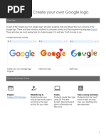 Create Your Own Google Logo - Lesson Plan