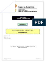 National Senior Certificate: Grade 11