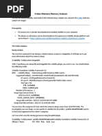 Cridex Malware Memory Analysis