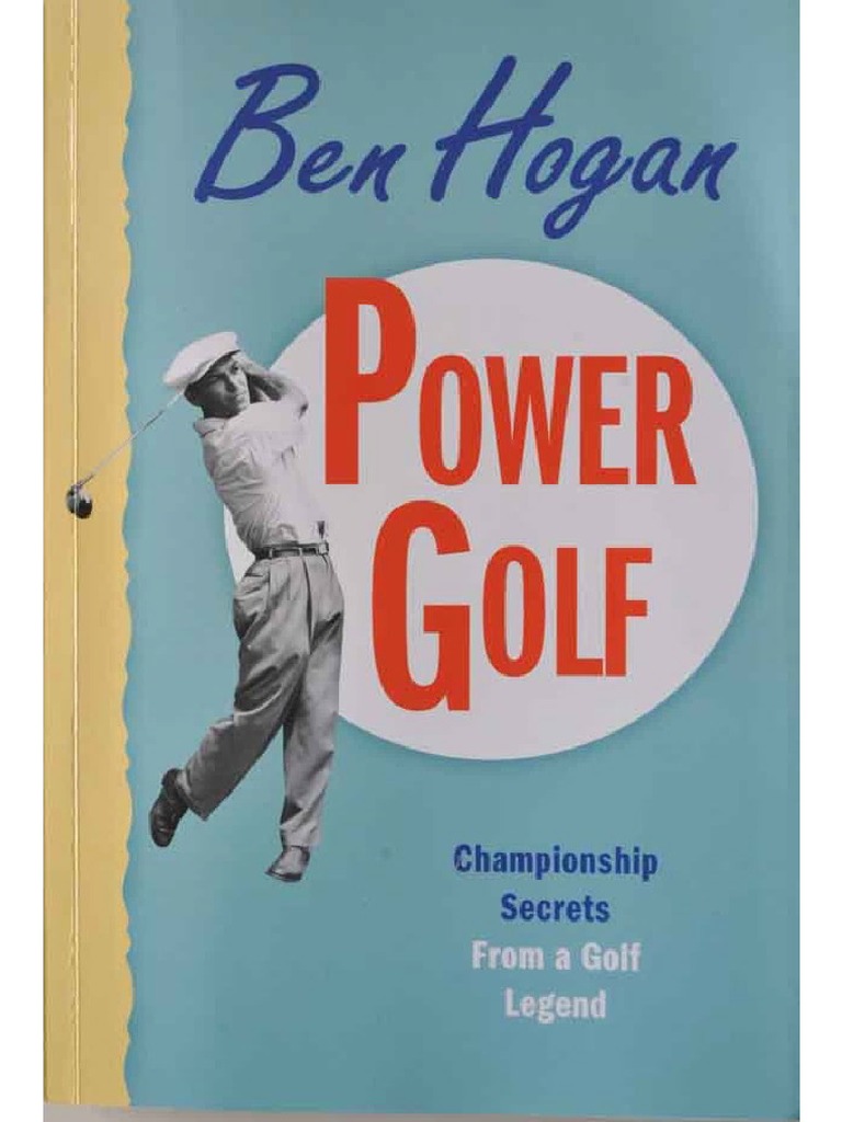 美品 ゴルフ Ben Hogans Power Golf ハードカバー 洋書