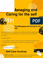 The Managing and Caring For The Self