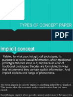 Types of Concept Paper