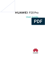 Huawei p20 Pro User Guide (Clt-l09&l29, Emui9.0 - 01, En-Gb)