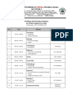 Internal Motivation Schedule SD Yppsb 3 Sangatta Utara