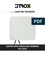 Manual - CX-7319 - Leitor RFID Veicular 900MHZ 5M PDF