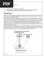 Charpy Impact Test Procedure and Analysis | PDF | Fracture | Ductility