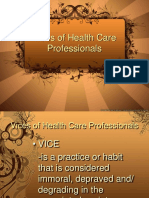 Qualities of Health Care Professionals
