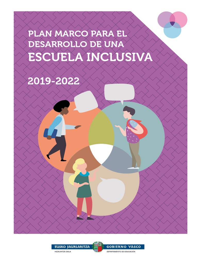 Plan Escuela Inclusiva 2019-2022 | PDF | Igualdad de género | Estudios ...
