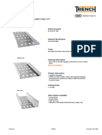 Cable Tray Technical Data Sheet