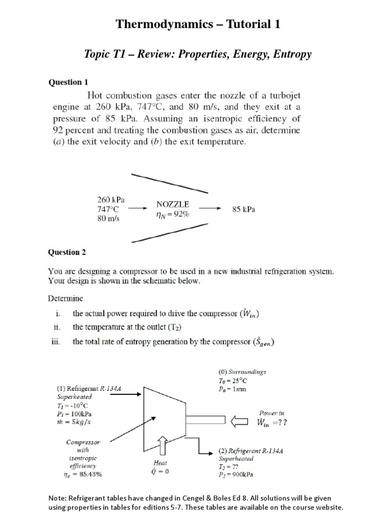 Thermo Tut1 PDF | PDF | Science & Mathematics