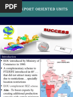 (EOU) Export Oriented Units