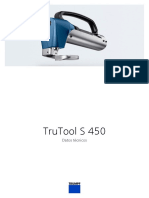 TRUMPF Technical Data Sheet TruTool S 450