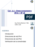 Ups Redes II Cap 1.1 Ipv4-Ipv6