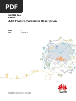 AAS Feature Parameter Description: Wcdma Ran RAN20.1