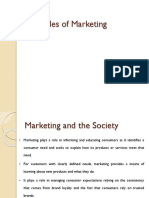 Principles of Marketing Week 1: Marketing Concepts and Society