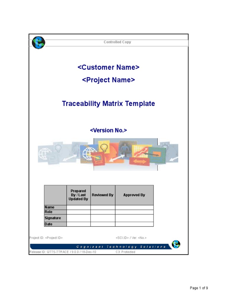 Traceability Matrix Template Guide | PDF | Data Management ...