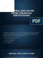 Central and State Level Financial Institutions