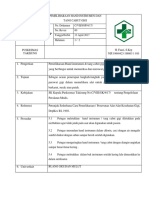 Sop Pemeliharaan Hand Instrumen