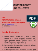 Aktuator Line Follower