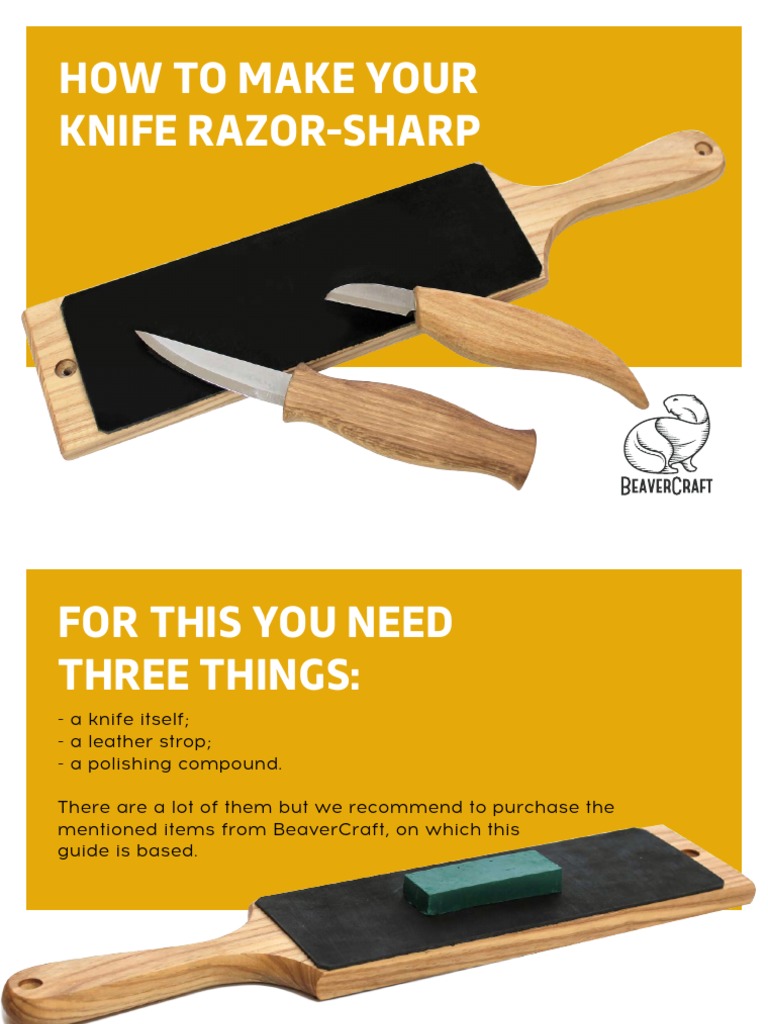 Make Your Knife Razor Sharp at Home | PDF | Home & Garden