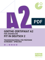 A2 Fit in Deutsch 2 Trainingsmaterial Für Prüfende