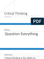 Critical Thinking Ep1