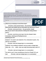 Bey B1plus Unit1Test SpeakingPaper