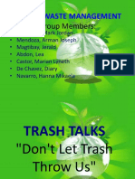 Proper Waste Management: Group Members