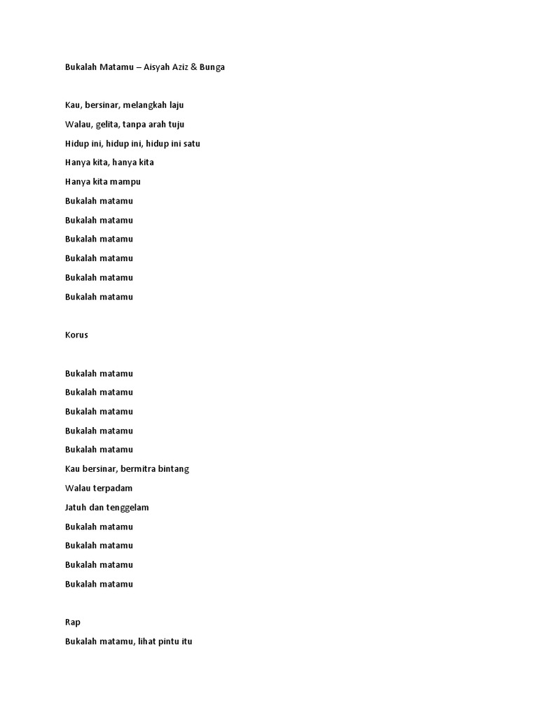 Lirik Pdf